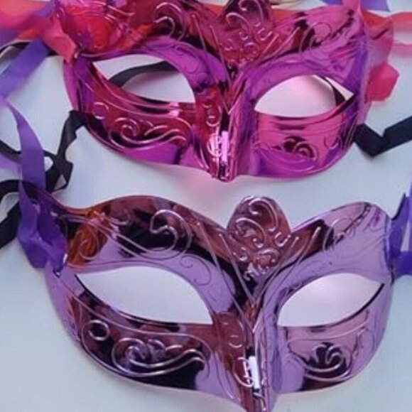 Masquerade / Mardi Gras / Party Masks (LOT OF 9) BRAND NEW - Picture 5 of 5